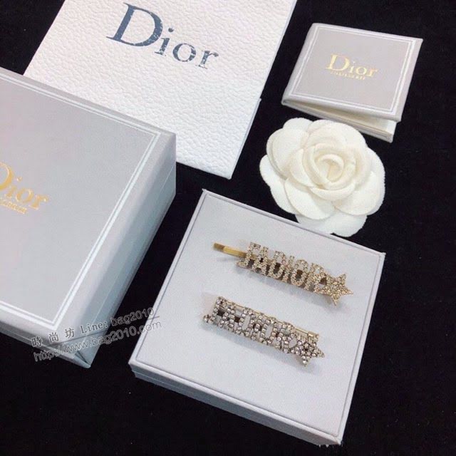 Dior飾品 迪奧經典熱銷款髮夾 Dior頭飾  zgd1022